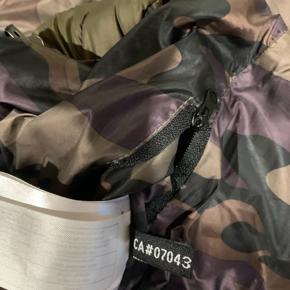 EUC reversible light weight down filled jacket.